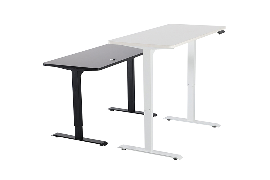 WK-2AR2 Smart Standing Electric Double Motor Lift Desk Meja Komputer Stand