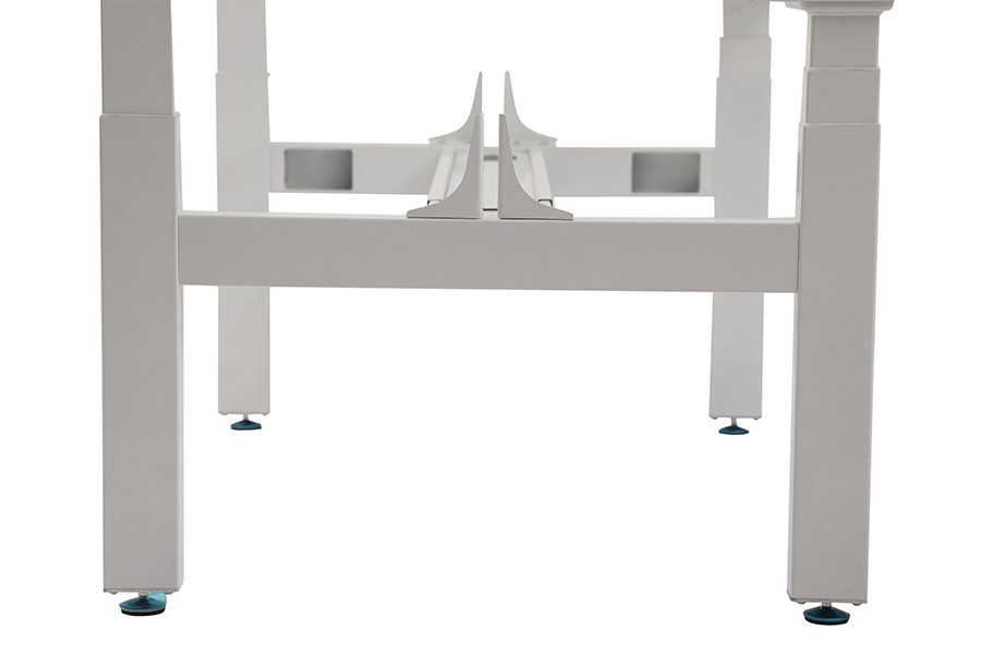 WK-4A3 Tabung Persegi Panjang 4 Kaki Meja Angkat Multi-Motor Listrik Tinggi Dapat Disesuaikan